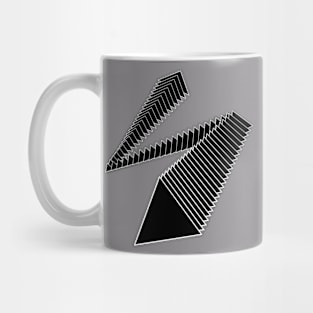 black triangles Mug